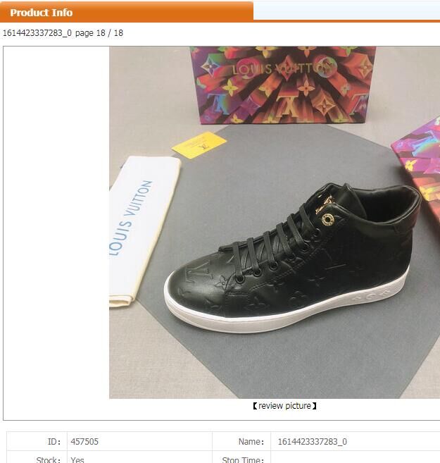 Louis Vuitton high-top sneakers men-LV5959